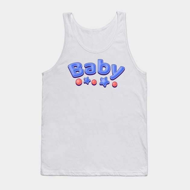 ABDL BABY patch design Tank Top by NaughtyBoyz